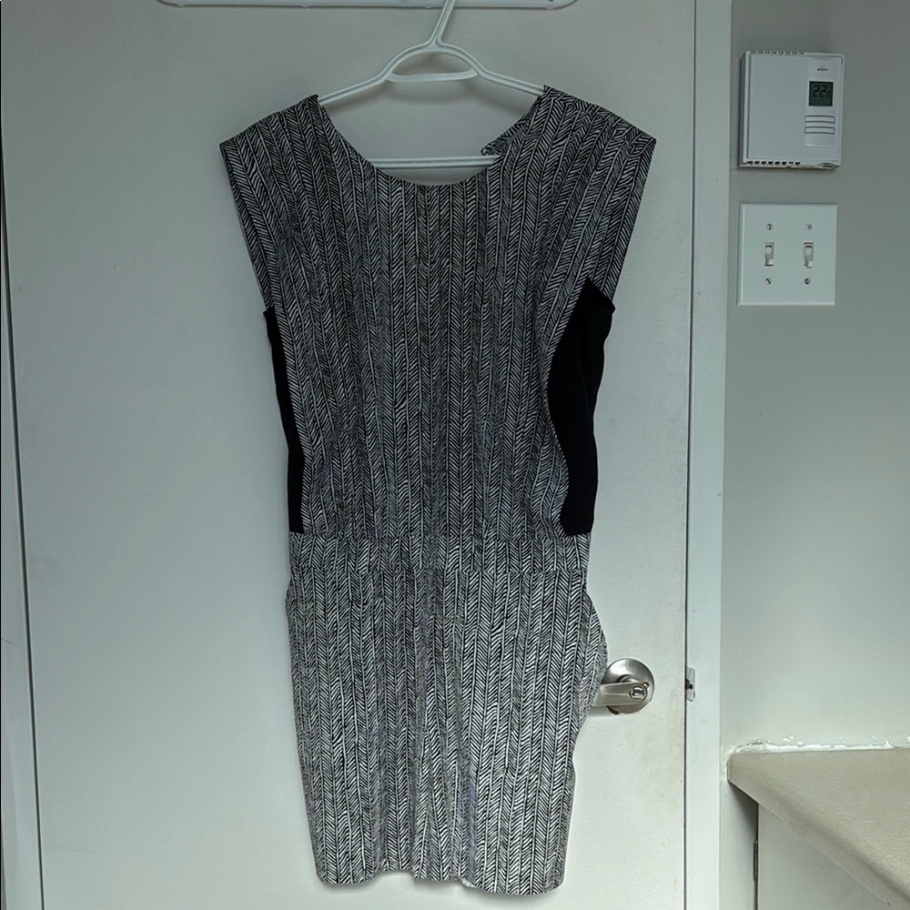 Elegant Black and Gray Women's Romper